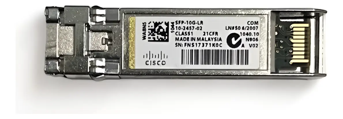 Cisco 10G-LR 10-2457-02 — Transceiver SFP+ · 10GbE · SFP+ · LR · 1310 nm · 10 km