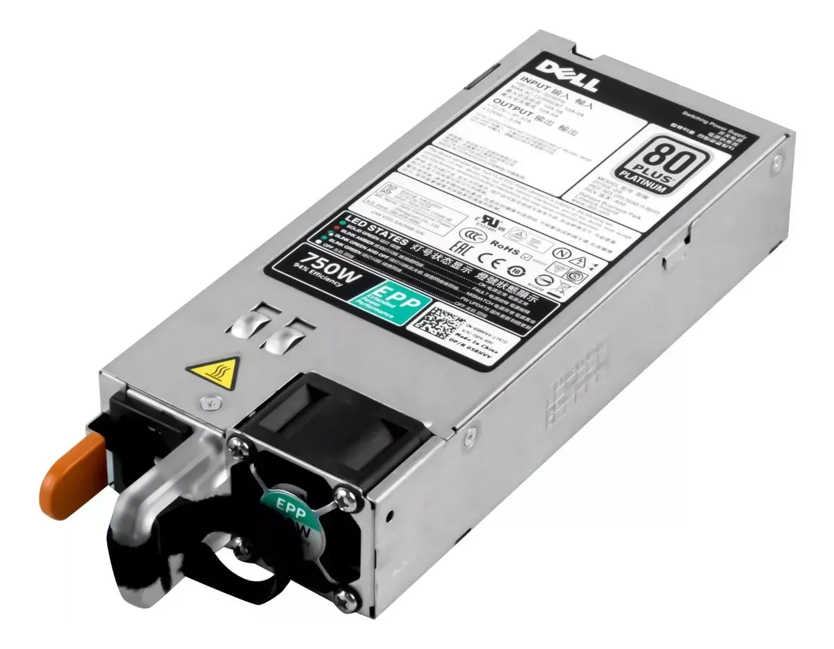 Dell D750E-S6, DPS-750AB-15 — Fuente de servidor · 750 W · hot-plug · PowerEdge