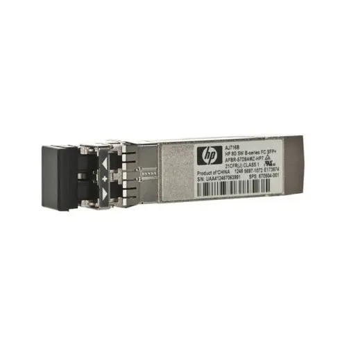 HPE AJ716B — Transceiver SFP+ · 8Gb FC · SFP+ · SW